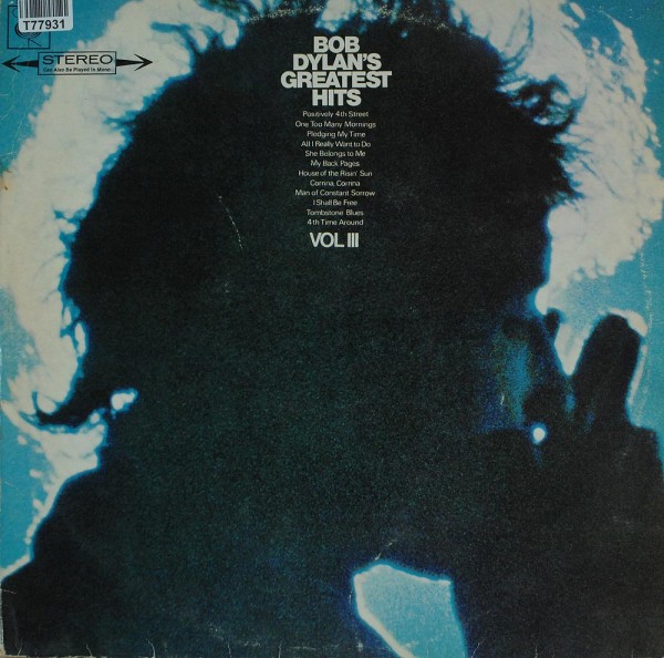 Bob Dylan: Bob Dylan&#039;s Greatest Hits Vol III
