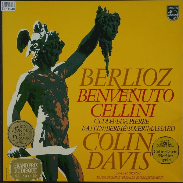 Hector Berlioz - Nicolai Gedda, Christiane E: Benvenuto Cellini
