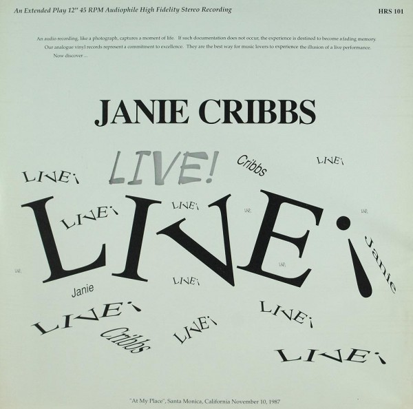 Janie Cribbs: Janie Cribbs Live!