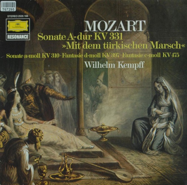 Wolfgang Amadeus Mozart, Wilhelm Kempff: Sonate A-Dur KV 331 &quot;Mit Dem Türkischen Marsch&quot; / Sonat