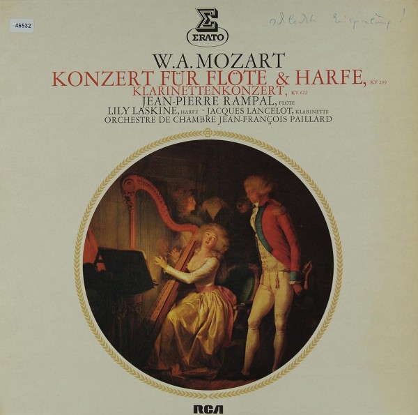 Mozart: Konzert für Flöte &amp; Harfe / Klarinettenkonzert