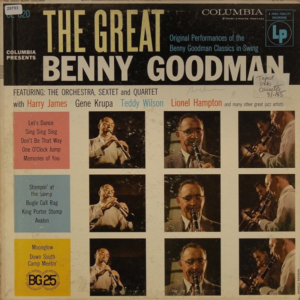 Goodman, Benny: The Great Benny Goodman