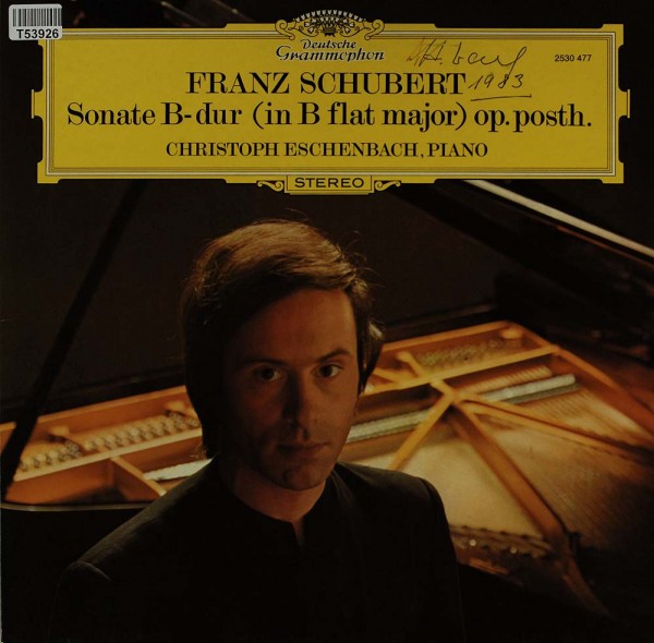 Franz Schubert, Christoph Eschenbach: Sonate B-dur (In B Flat Major) Op. Posth.