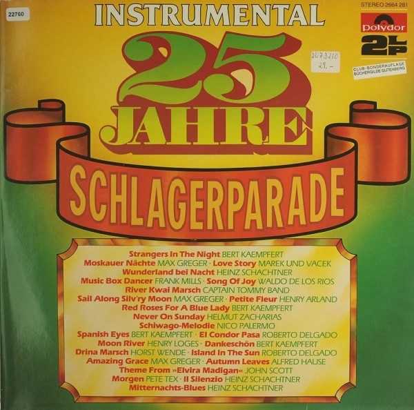 Various: 25 Jahre Schlagerparade - Instrumental