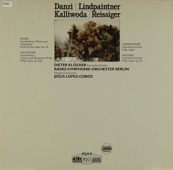 Danzi / Lindpaintner / Kalliwoda / Reissiger: Romantische Klarinettenkonzerte