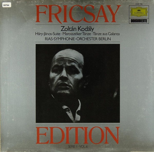 Fricsay: Serie 1 - Vol. 6 / Kodály: Suiten &amp; Tänze: