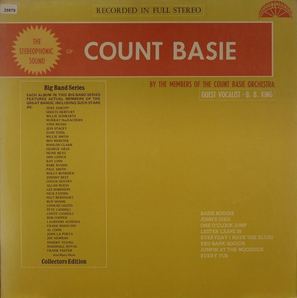 Members of the Count Basie Orchestra &amp; B.B. King: The Stereophonic Sound of Count Basie