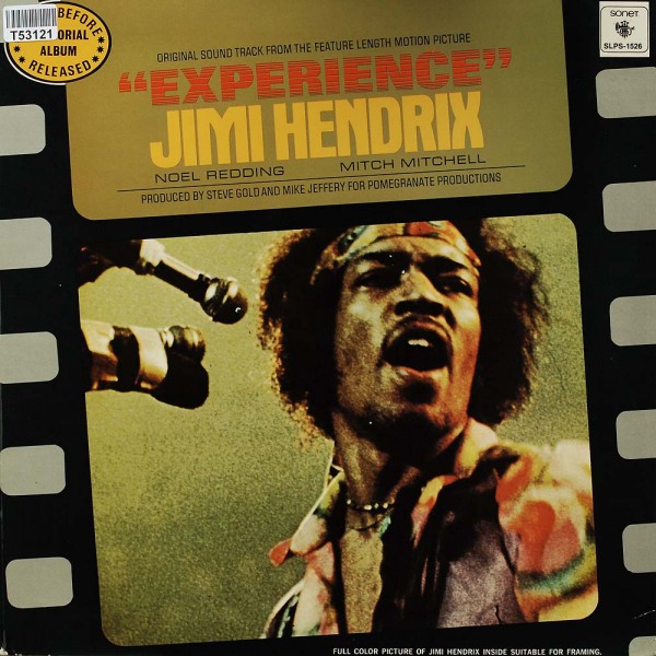 Jimi Hendrix: Experience - Original Sound Track From The Feature Length Motion Picture