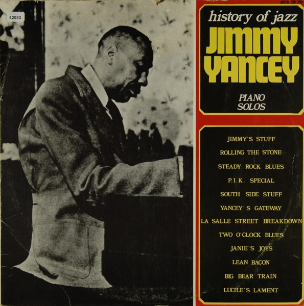 Yancey, Jimmy: Piano Solos