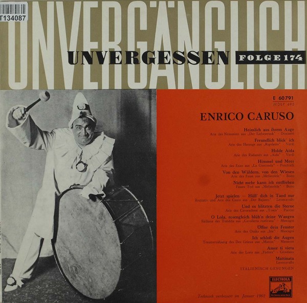 Enrico Caruso: Unvergänglich Unvergessen