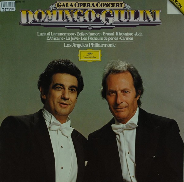 Placido Domingo, Carlo Maria Giulini, Los Angeles Philharmonic Orchestra: Gala Opera Concert