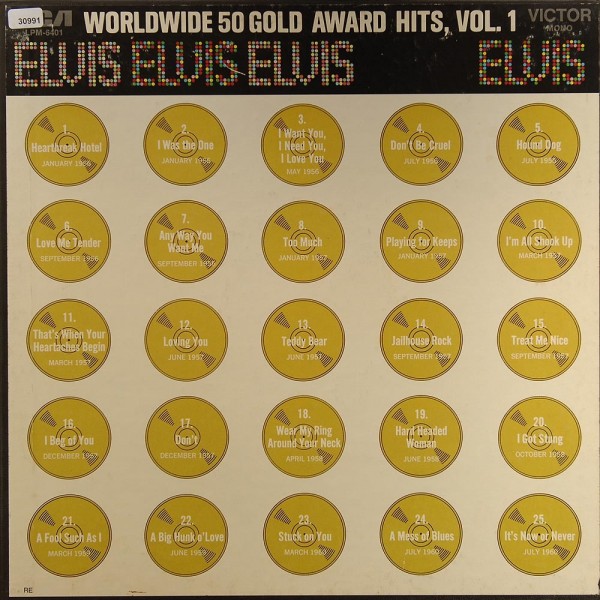 Presley, Elvis: Elvis´ Worldwide 50 Gold Award Hits, Vol. 1