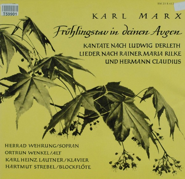 Karl Marx (3), Herrad Wehrung, Ortrun Wenkel, Karl-Heinz Lautner, Hartmut Strebel: Frühlingstau In D