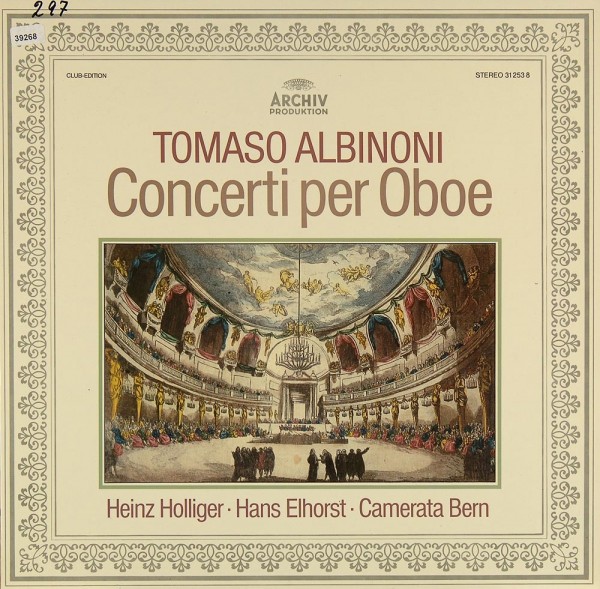 Albinoni: Concerti per Oboe