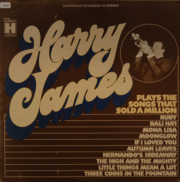 James, Harry: Harry James plays the Songs that sold a Million