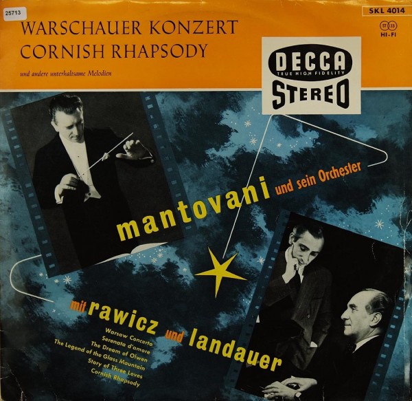Mantovani: Warschauer Konzert - Cornish Rhapsody