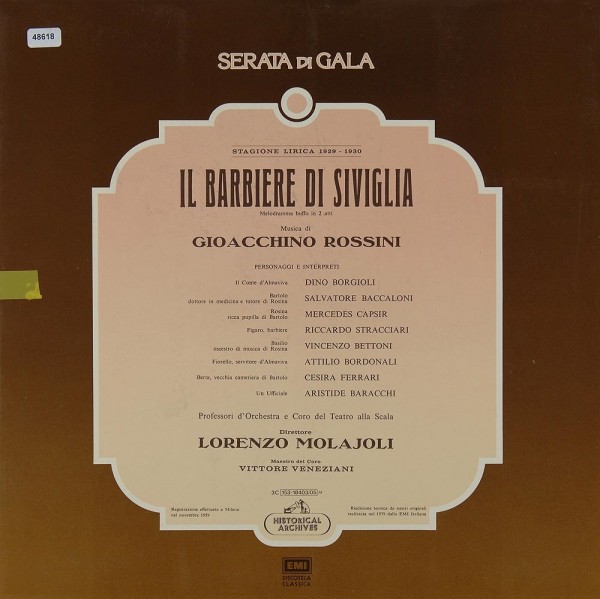 Rossini: Il Barbieredi Siviglia