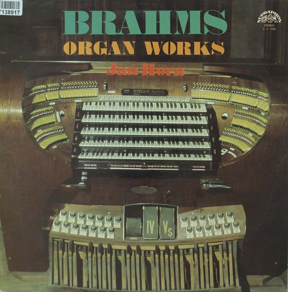Johannes Brahms, Jan Hora: Organ Works