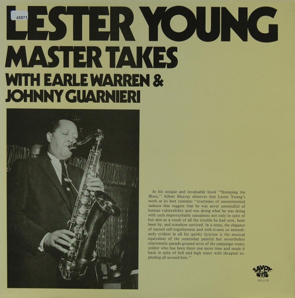 Young, Lester: Master Takes