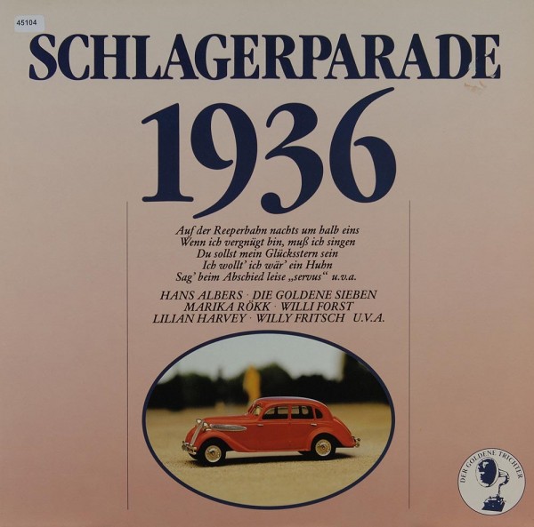 Various: Schlagerparade 1936