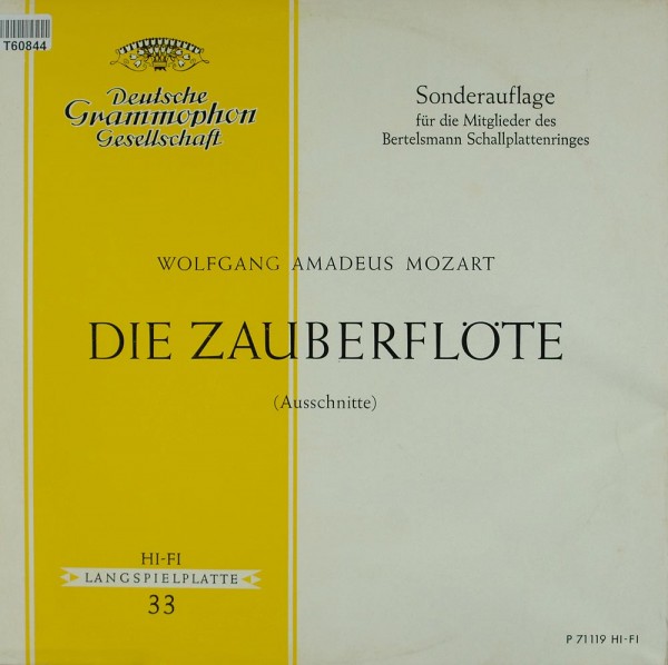 Ferenc Fricsay - Wolfgang Amadeus Mozart - RIAS Symphonie-Orchester Berlin: Die Zauberflöte ( Aussch