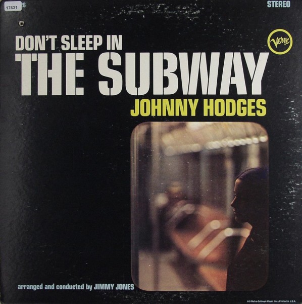 Hodges, Johnny: Don`t sleep in the Subway