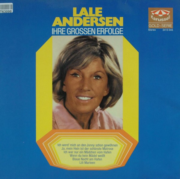 Lale Andersen: Ihre Grossen Erfolge