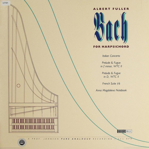 Bach: Bach for Harpsichord