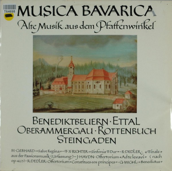 Joseph Haydn, Gilbert Michl, Franz Xaver Ri: Alte Musik Aus Dem Pfaffenwinkel: Benediktbeuren - Etta