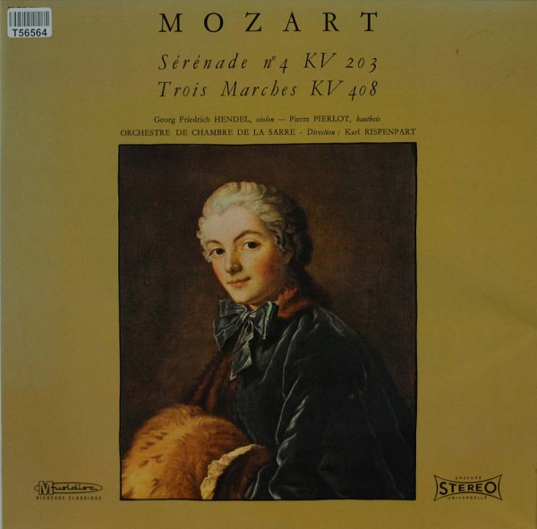 Georg Friedrich Hendel, Pierre Pierlot, Orchestre De Chambre De La Sarre, Karl Ristenpart: Mozart, S