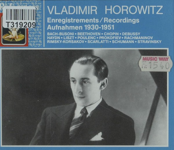 Vladimir Horowitz, Johann Sebastian Bach, Fe: Recordings 1930 - 1951