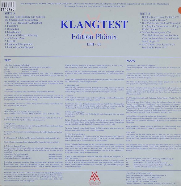 Various: Edition Phönix Klangtest