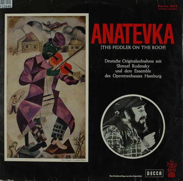 Shmuel Rodensky: Anatevka (The Fiddler On The Roof)