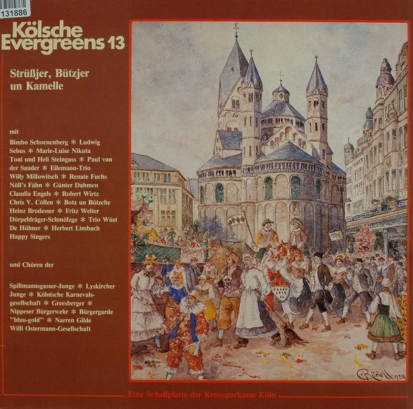 Various: Kölsche Evergreens 13 - Strüssjer, Bützjer, Un Kamelle