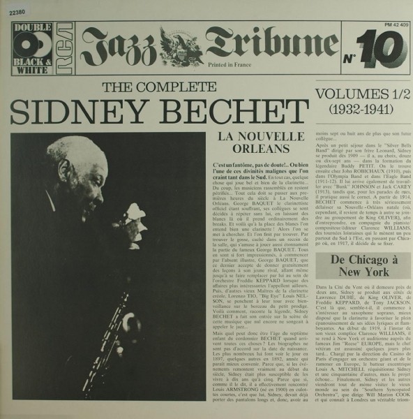 Bechet, Sidney: The Complete Sidney Bechet - Volumes 1/2 1932-1941
