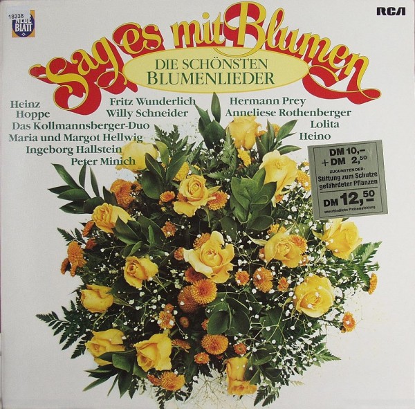 Various: Sag es mit Blumen - Die schönsten Blumenlieder