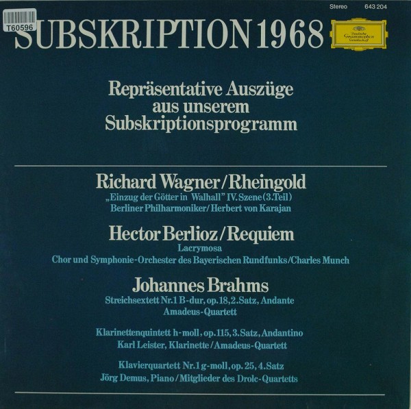 Various: Subskription 1968