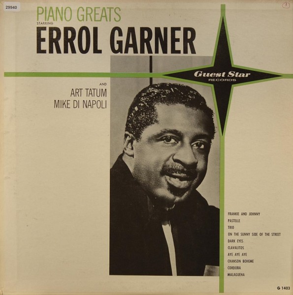 Garner, Erroll: Piano Greats