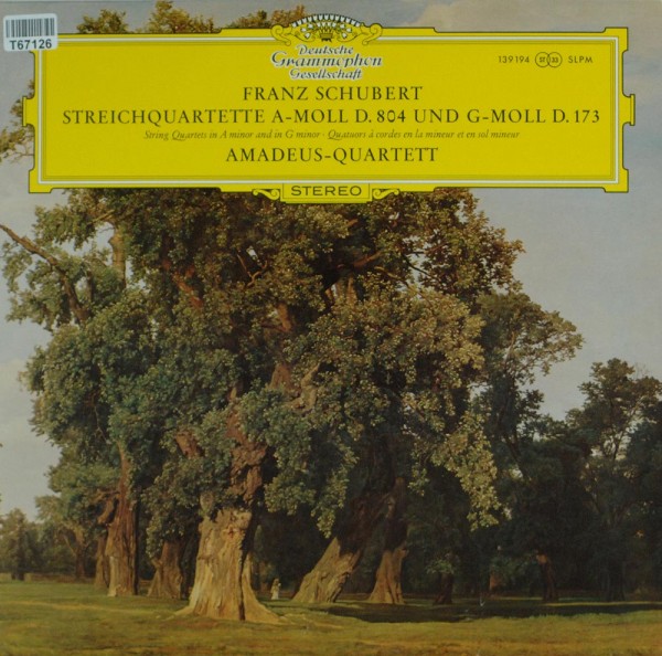 Franz Schubert, Amadeus-Quartett: Streichquartette A-Moll D. 804 Und G-Moll D. 173
