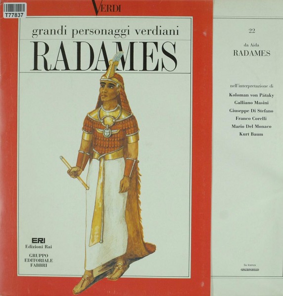 Giuseppe Verdi: Verdi: Edizioni Rai 22 - Da Aida Radames