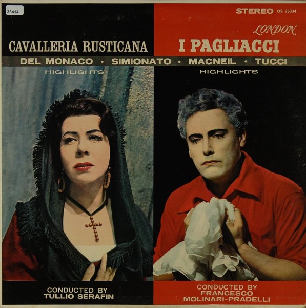 Leoncavallo / Mascagni: I Pagliacci / Cavalleria Rusticana
