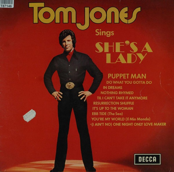 Tom Jones: Tom Jones Sings She&#039;s A Lady