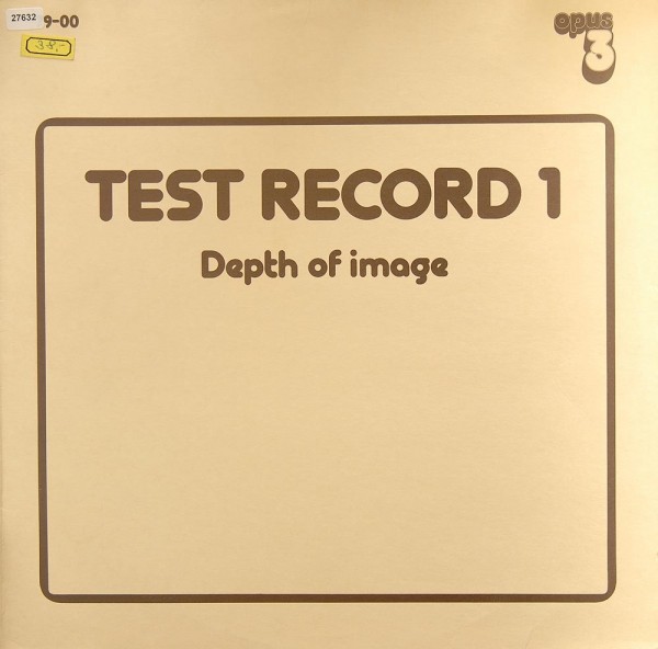 Various: Test Record 1 - Depth of Image
