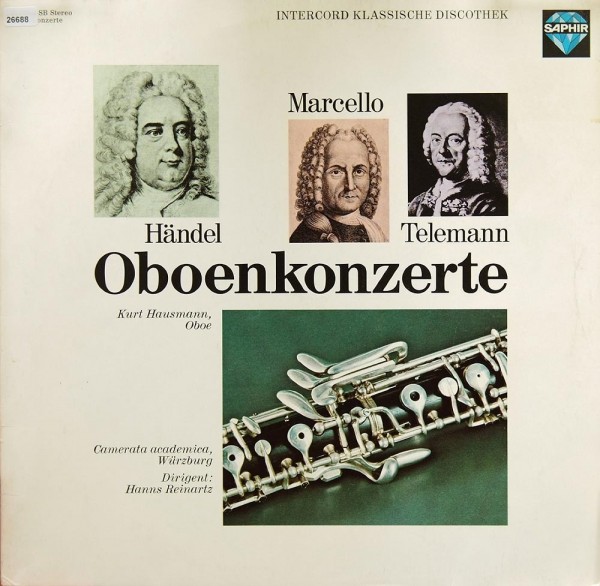 Händel / Marcello / Telemann: Oboenkonzerte