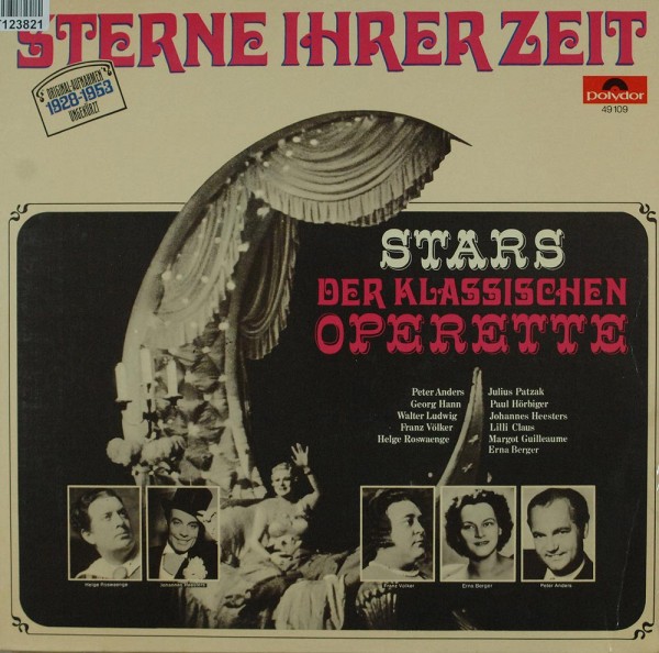 Various: Sterne Ihrer Zeit - Stars Der Klassischen Operette