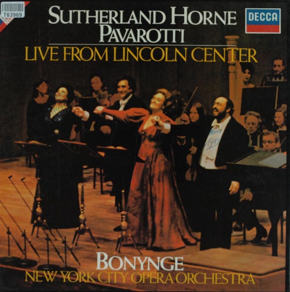 Richard Bonynge, Joan Sutherland, Marilyn H: Live From Lincoln Center