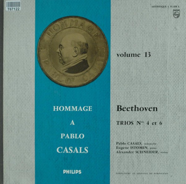 Ludwig van Beethoven - Pablo Casals - Eugen: Trios Nos. 4 et 6