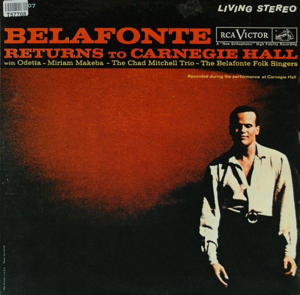 Harry Belafonte With Odetta ~ Miriam Makeba ~ The Chad Mitchell Trio ~ The Belafonte Folk Singers: B