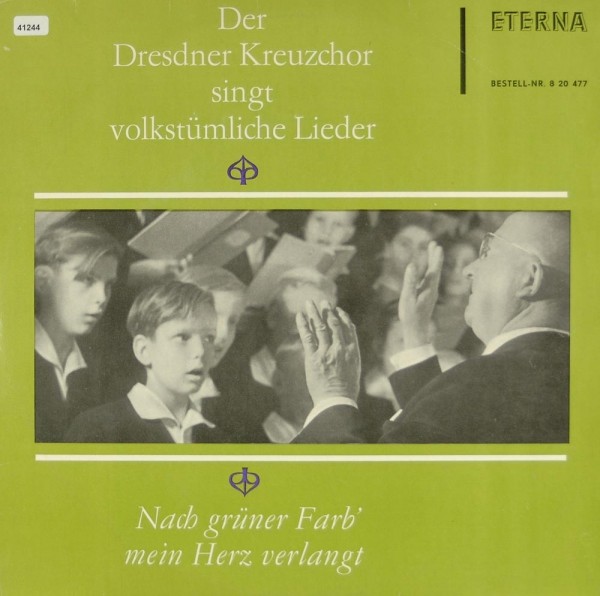 Dresdner Kreuzchor: Volkstümliche Lieder - Nach grüner Farb´ ...
