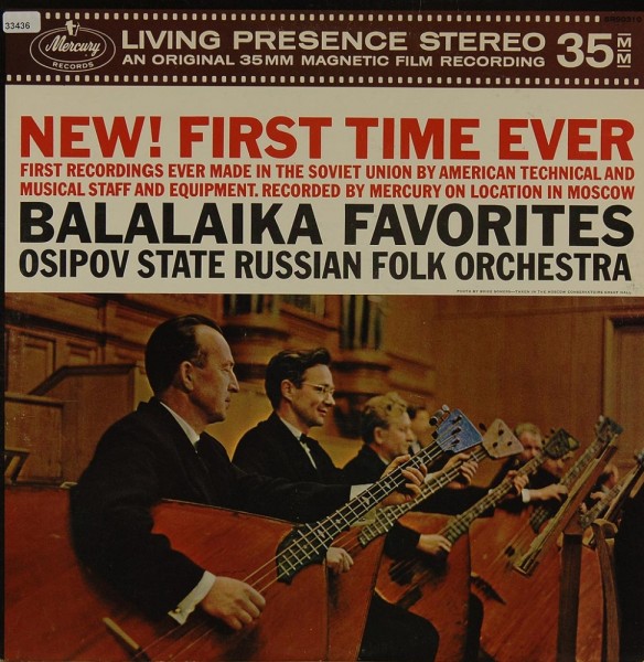 Osipov State Russian Folk Orchestra: Balalaika Favorites